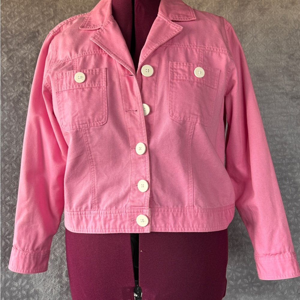 Bill Blass Pink Women's Jean Jacket